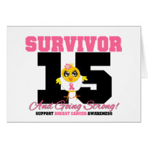Poussin de survivant de cancer du sein 15 ans carte