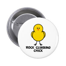 Poussin d'escalade de roche badges avec agrafe