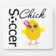 Poussin du football tapis de souris