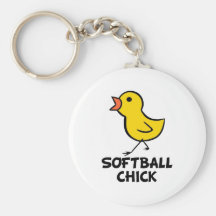 Poussin Keychain du base-ball Porte-clé