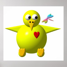 Poussin mignon affiches