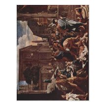 Poussin, Nicolas Die Pest von Azoth La Peste d'Asd Post Card