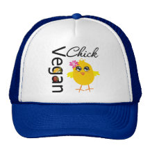 Poussin végétalien casquettes de camionneur
