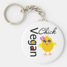 Poussin végétalien porte-clefs