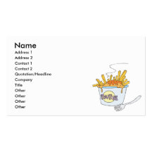 poutine business cards