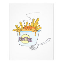 poutine custom invitations