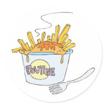 poutine stickers