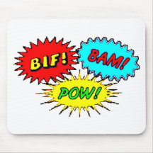 Pow Bif Bam Mousepad