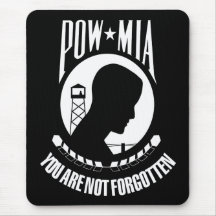 POW MIA Flag Mouse Pad