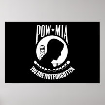 POW*MIA Flag Posters