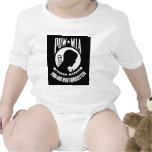 POW-MIA Flag Rompers