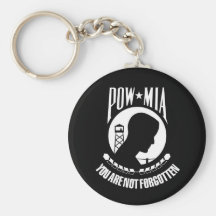 POW * MIA keychain