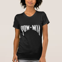 POW MIA Ladies T-shirt