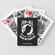 POW/MIA PLAYING CARDS