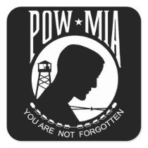 Pow MIA: You Are Not Forgotten! Sticker