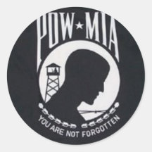 POW-MIA YOU ARE NOT FORGOTTEN STICKERS