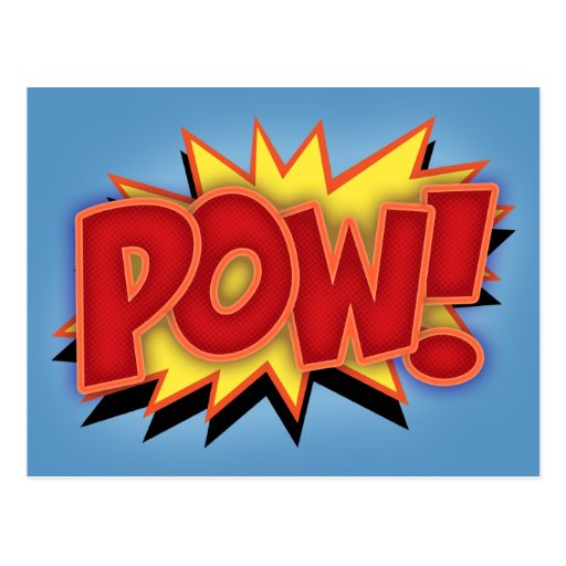Pow! Postcard