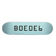 Powder Blue Solid Colour with Hex Number B0E0E6 Skateboard Deck