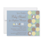Powder Dots Baby Shower Invitation