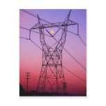 Power line single postcard
