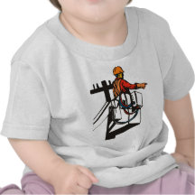 Power Lineman Electrician Worker T-shirt