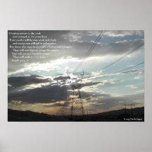Power Lines—Isaiah 40:29-31 Posters