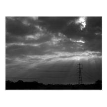 Power lines postcards