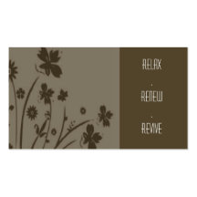 power of a flower business cards