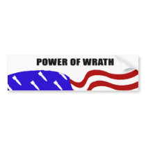 Power of Wrath Bumper Sticker