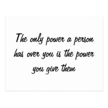 Power Quote Post Card