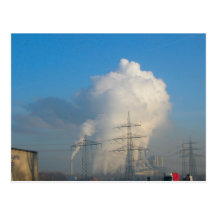 Power Station Pollution 1 Post Cards