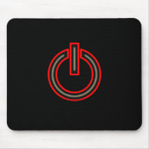Power Symbol Mouse Mats