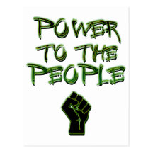 Power to the People! Post Card