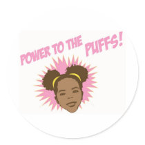 Power to the Puffs Stickers