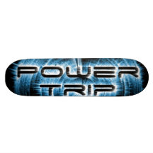 Power Trip Logo Skateboard