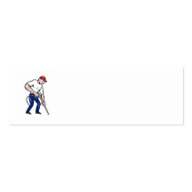 Power Washing Pressure Water Blaster Worker Business Card