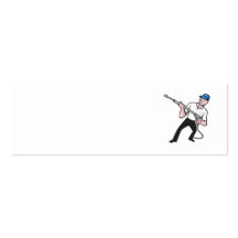 Power Washing Pressure Water Blaster Worker Business Cards