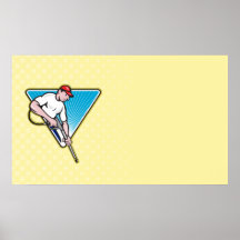 Power Washing Pressure Water Blaster Worker Poster