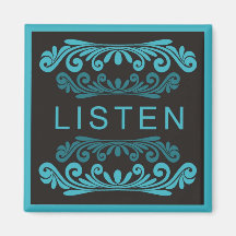 Power Word For Motivation - LISTEN Magnets