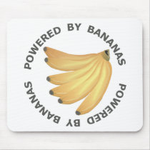 Powered By Bananas Mousepad