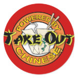 Powered By Chinese Take Out stickers