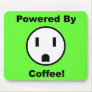 Powered By Coffee - Mouse Pad (green)