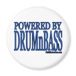 powered by DRUMnBASS Refrigerator Magnet
