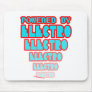 powered by electro girls edm d  electronic music mousepads