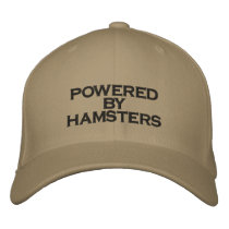 POWERED BY HAMSTERS - hat