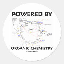 Powered By Organic Chemistry (Krebs Cycle) Stickers