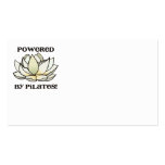 Powered By Pilates Lotus business cards