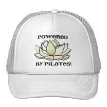 Powered By Pilates Lotus Trucker Hats
