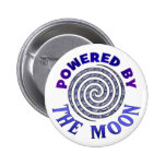 POWERED BY THE MOON PINBACK BUTTONS