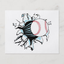 powerful baseball ripping through flyers